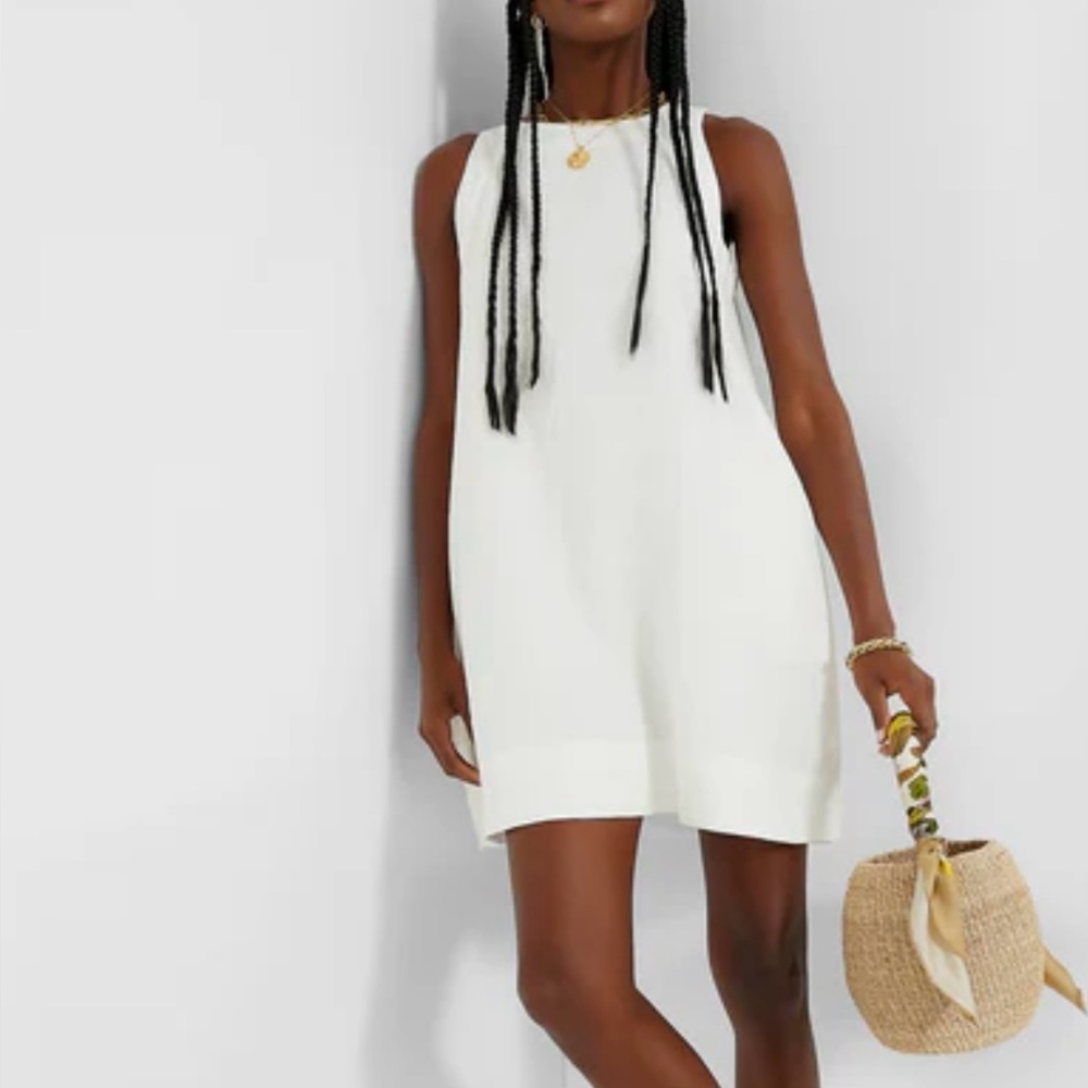 Tuckernuck White Linen Pauline Dress